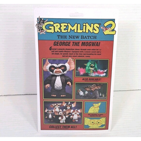 NEW Neca Gremlins 2 The New Batch George the Mogwai Action Figure Retro Gizmo - Picture 2 of 6